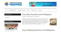 Desktop Screenshot of foodcartfranchisephilippines.com